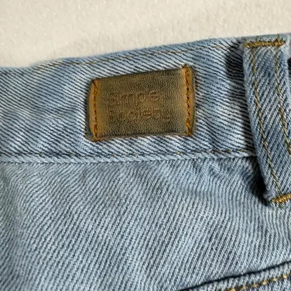 Simple Society Jeans Womens Size 5 27 Light Blue Straight Mom Y2K 90s Vintage OG - Picture 9 of 9